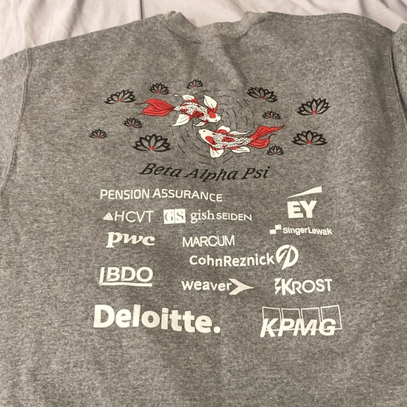 CSUN Men’s Grey Sweater - Medium - Beta Alpha Psi - Picture 2 of 2